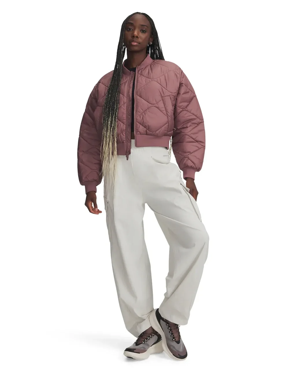 Under Armour - Heritage Bomber - dunjackor - maroon mist - 4