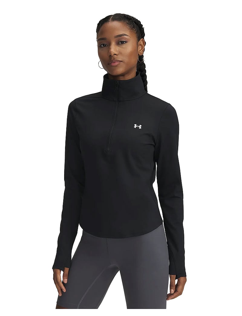 Under Armour - Motion 1/2 Zip EMEA - pikkade varrukatega alussärgid - black - 0