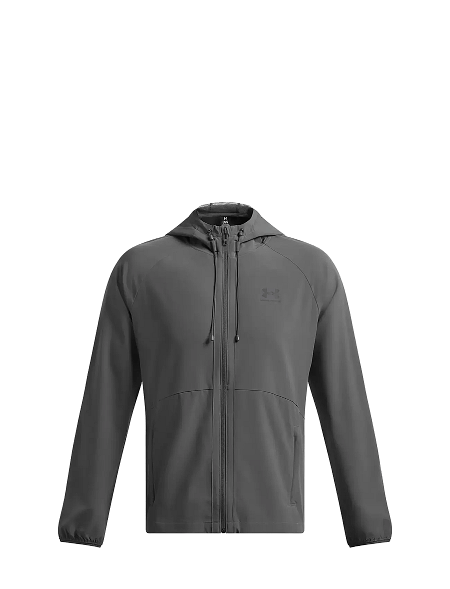 Under Armour - UA Vibe Woven Jacket - sportjackor - castlerock - 1