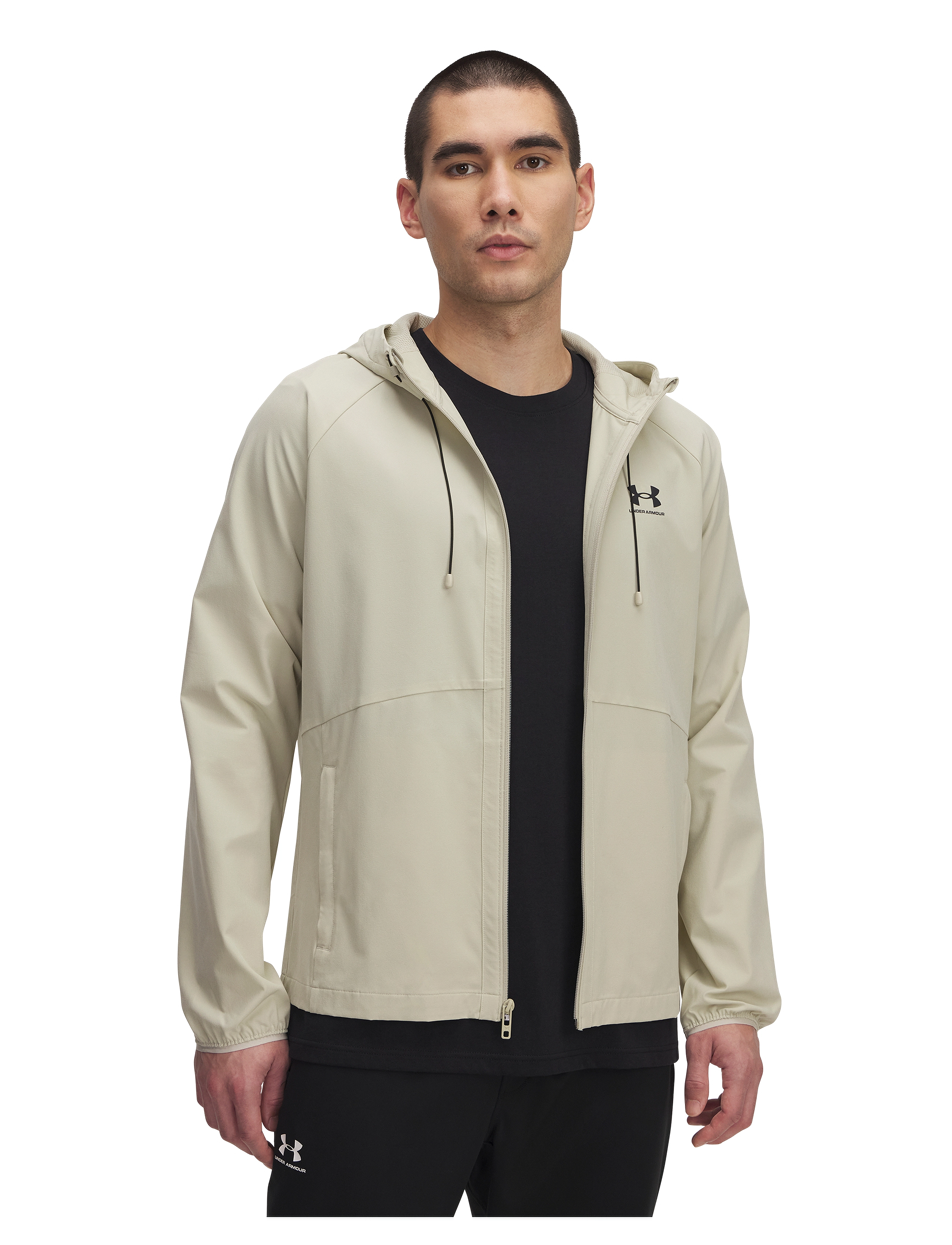 Under Armour Ua Vibe Woven Jacket, M, Sport Jackets, Beige - Anoraks, Männerswear