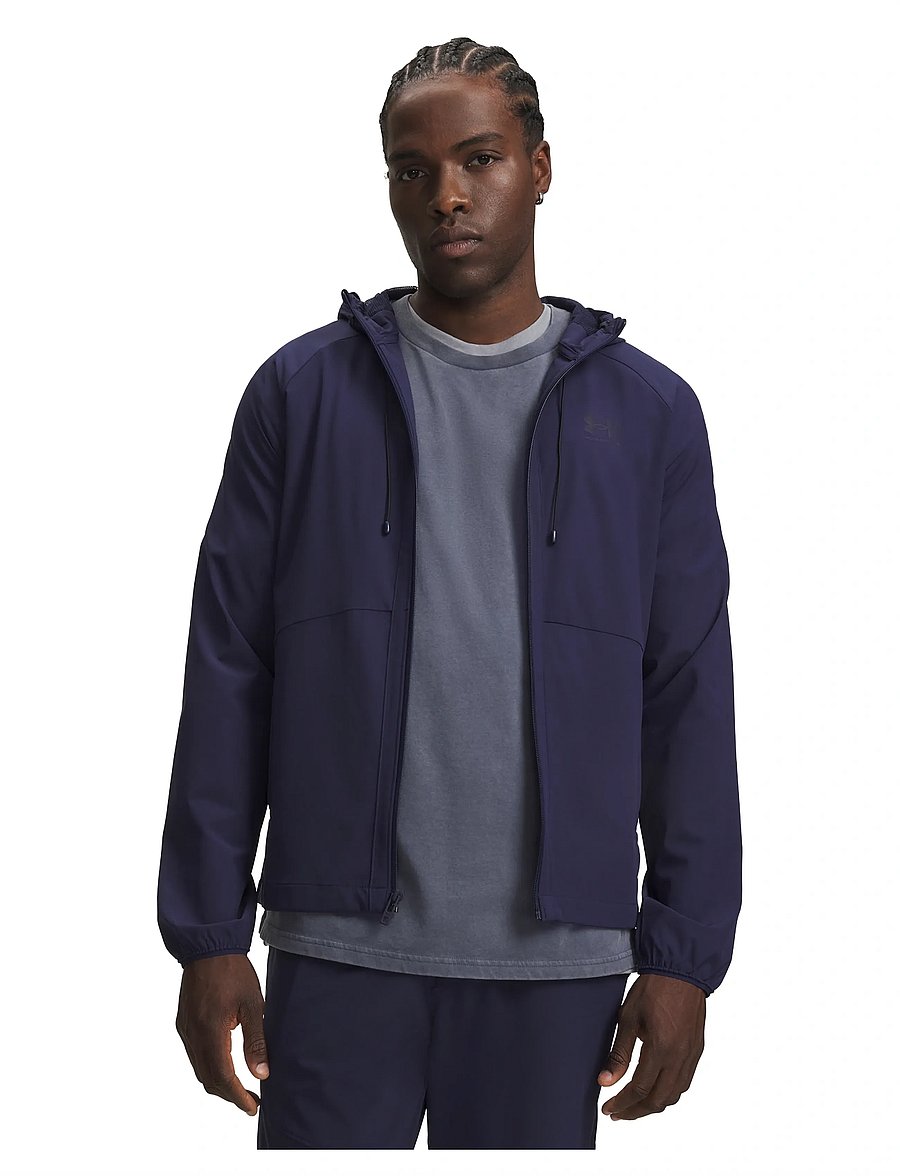 Under Armour - UA Vibe Woven Jacket - sportjacken - midnight navy - 0