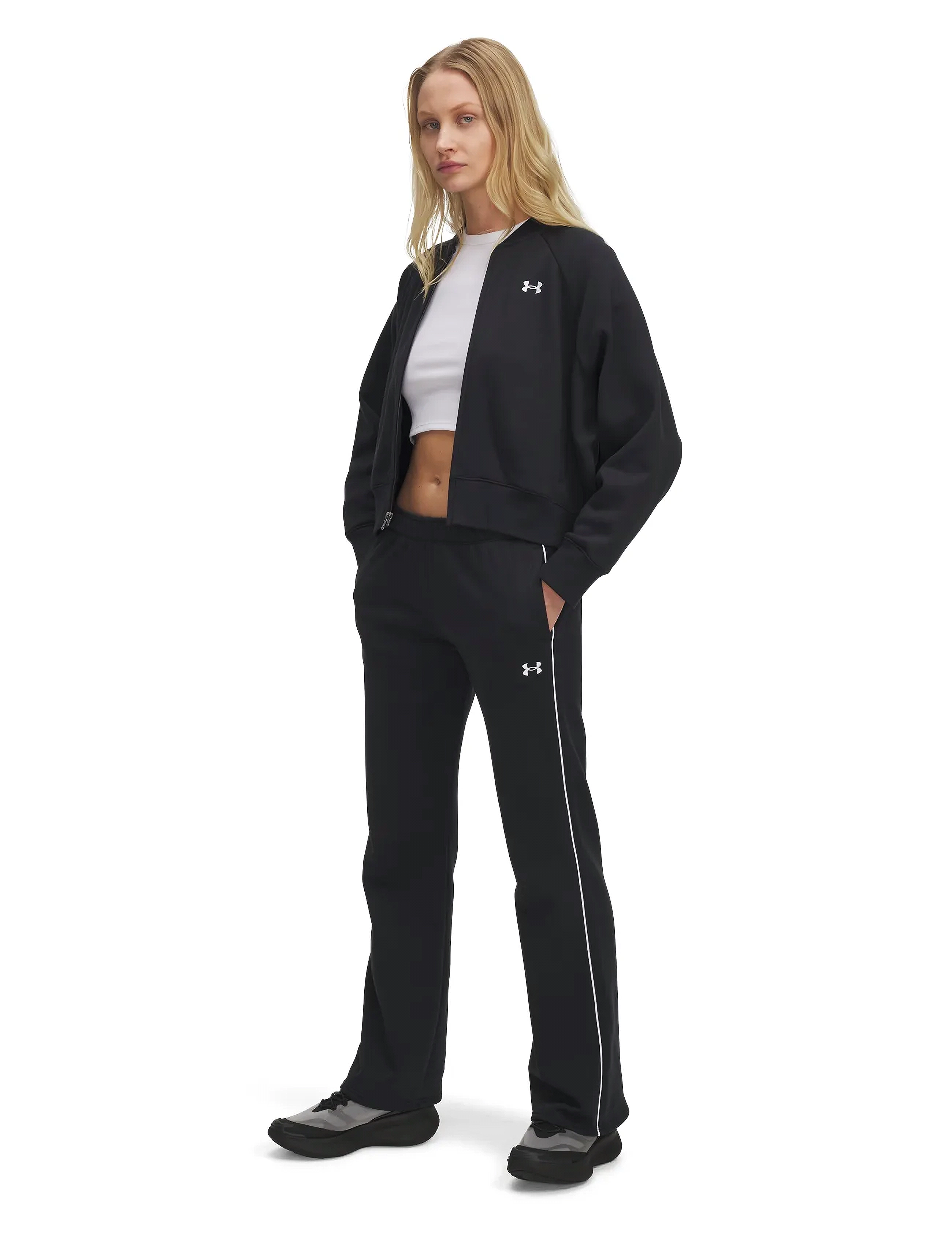 Under Armour - UA Rival Flc Piped Pant - trainingshosen - black - 4