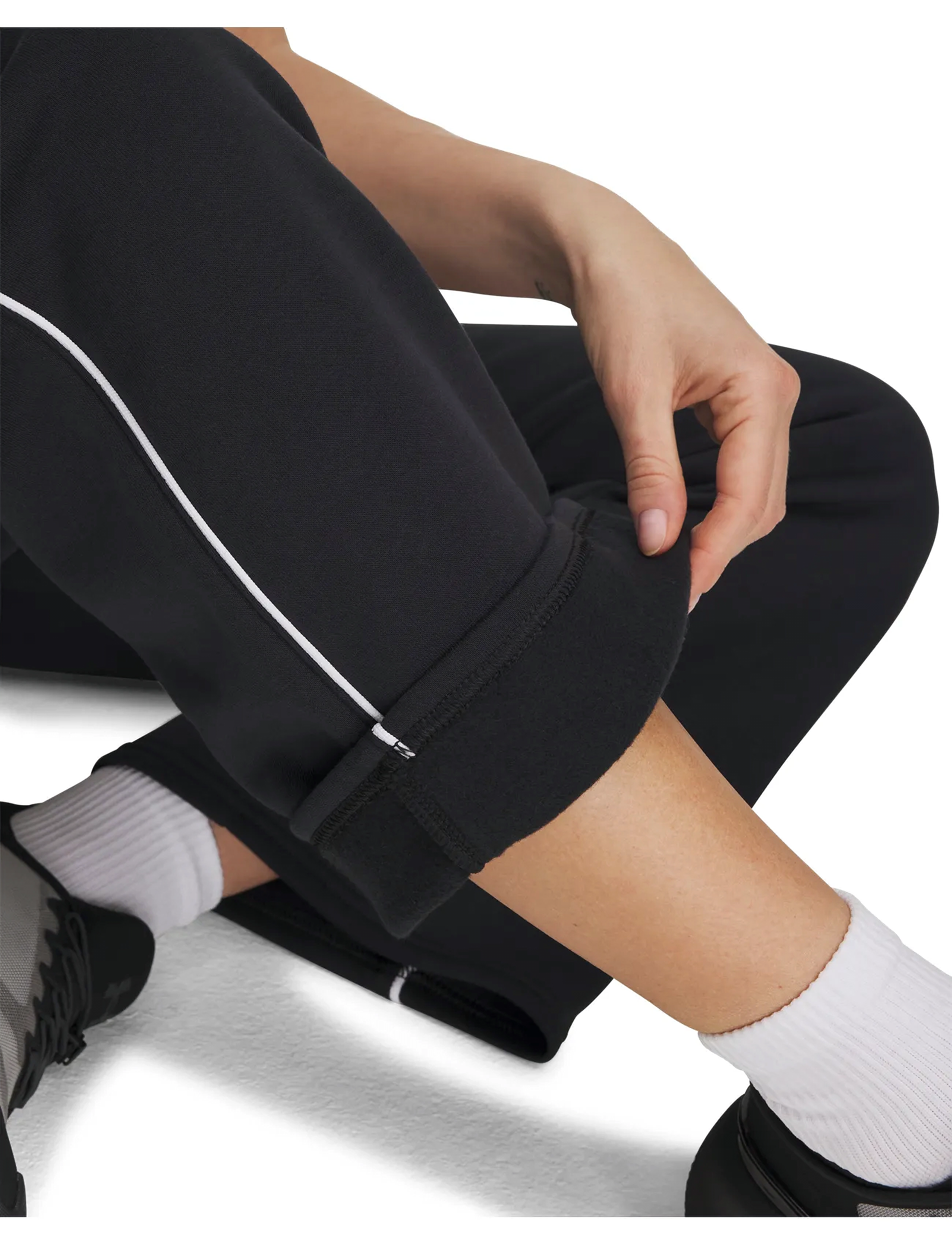 Under Armour - UA Rival Flc Piped Pant - trainingshosen - black - 5