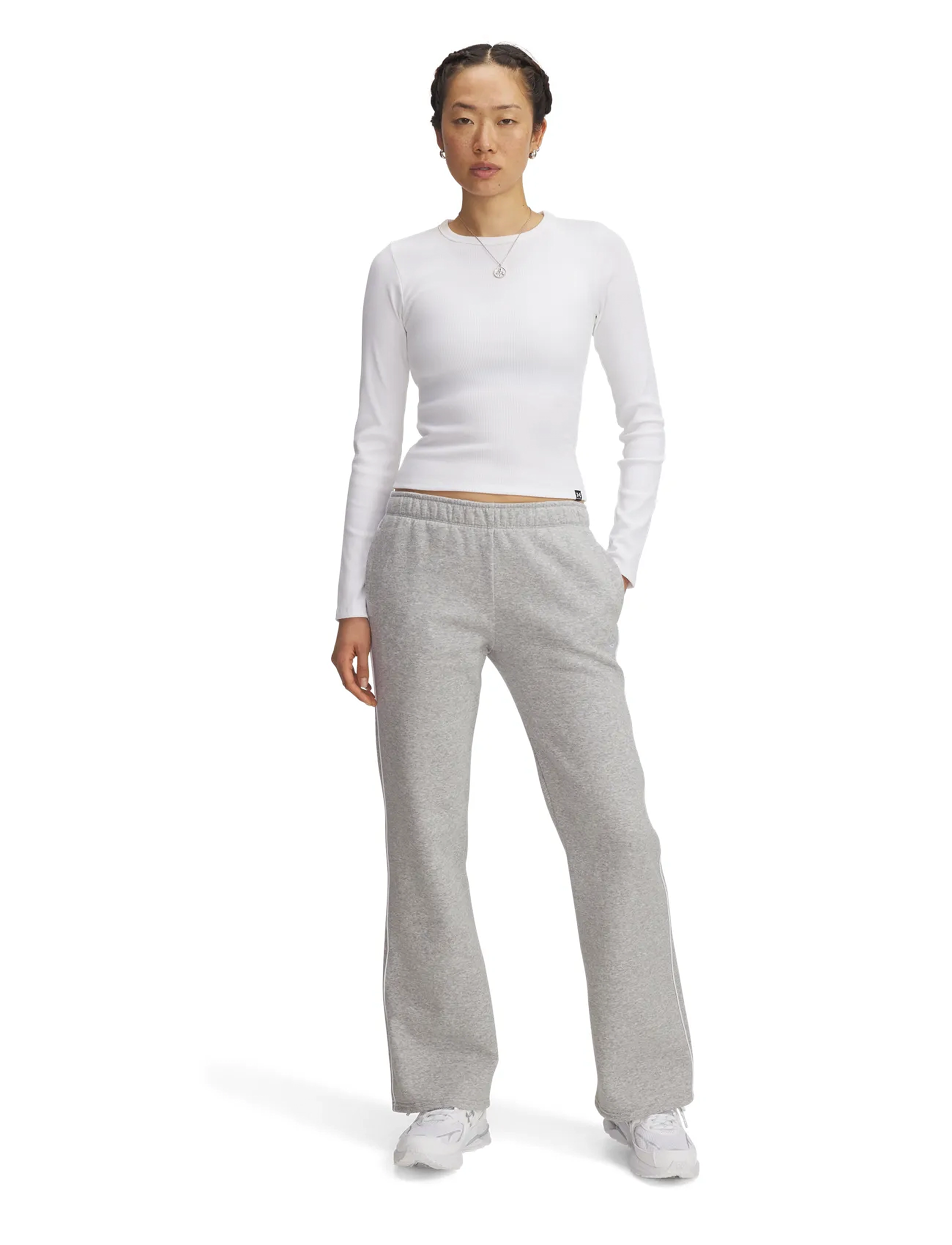 Under Armour - UA Rival Flc Piped Pant - sport - mod gray light heather - 4