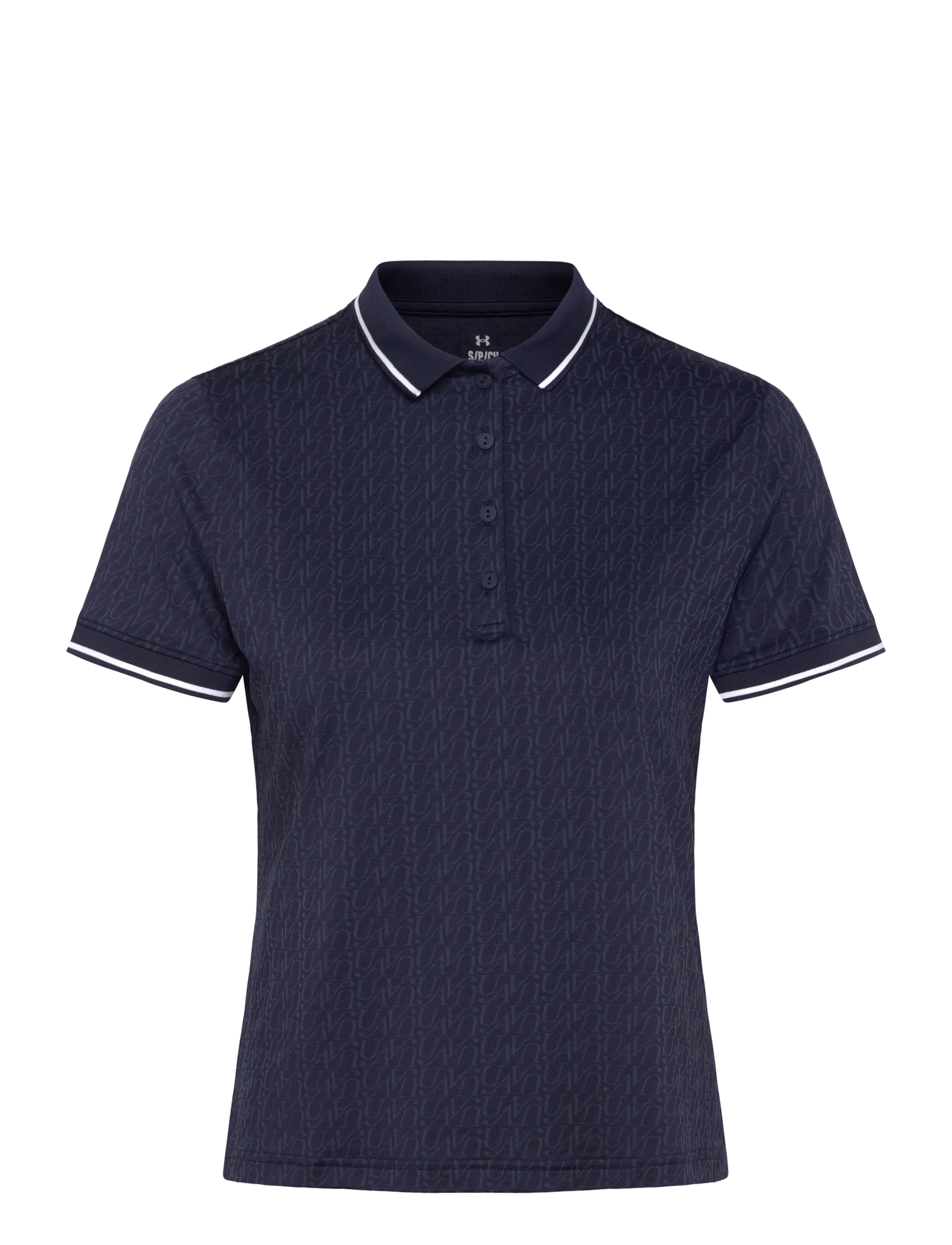 Under Armour UA Drive Jacquard Polo - Tøj - MIDNIGHT NAVY / navy