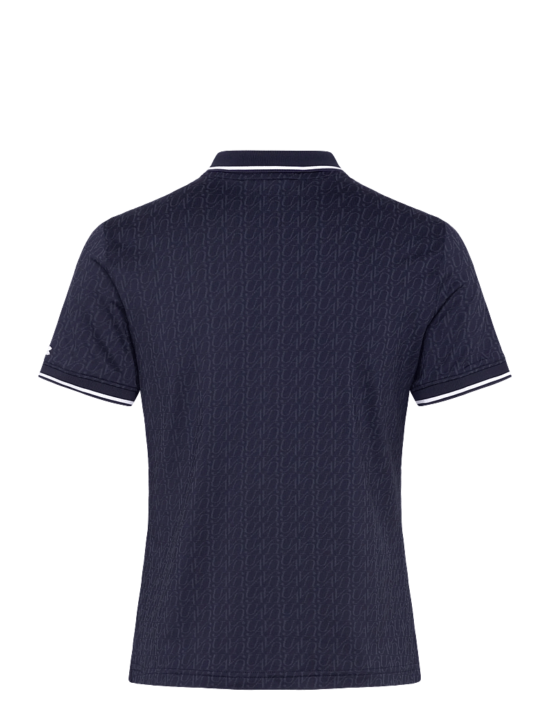 Under Armour - UA Drive Jacquard Polo - oberteile & t-shirts - midnight navy - 2