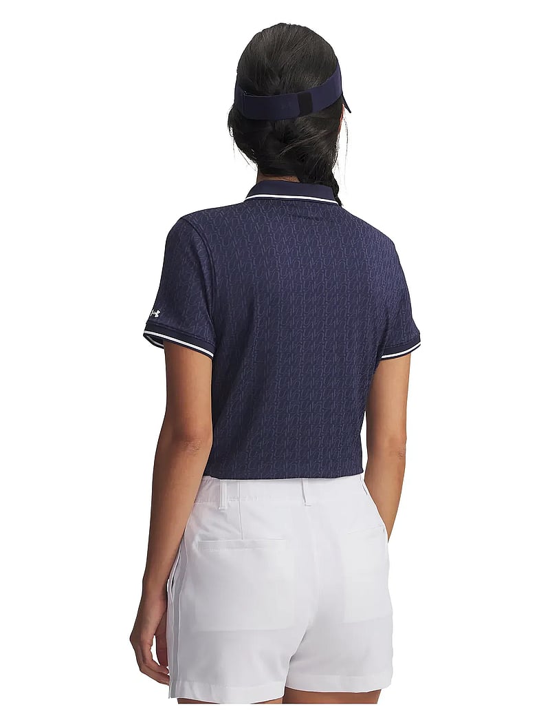 Under Armour - UA Drive Jacquard Polo - oberteile & t-shirts - midnight navy - 3