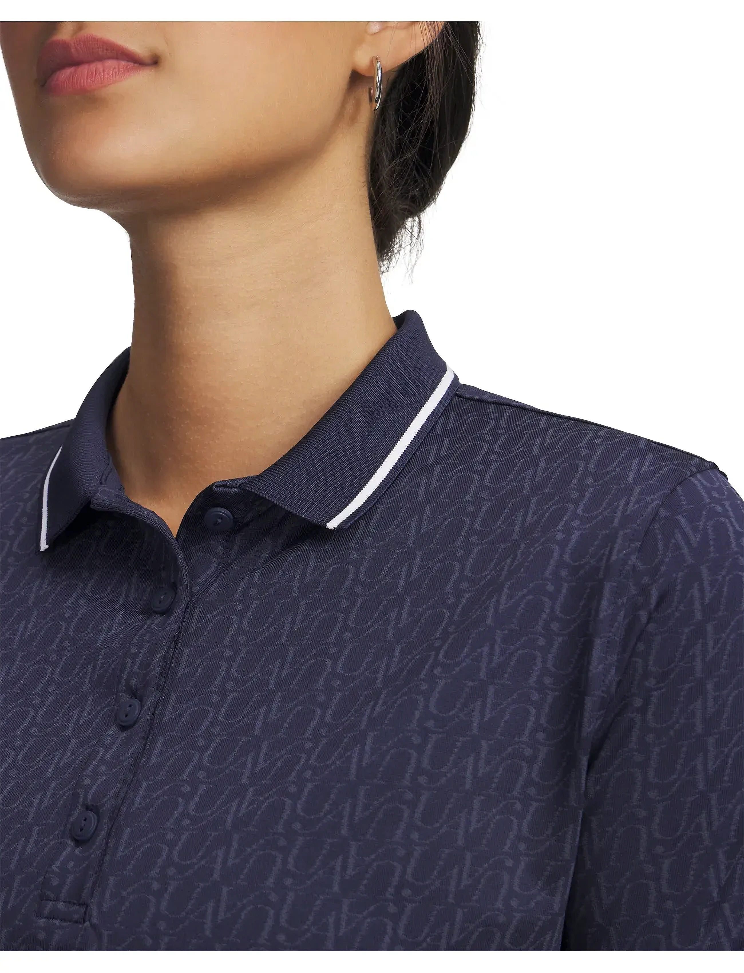 Under Armour - UA Drive Jacquard Polo - alussärgid ja t-särgid - midnight navy - 4
