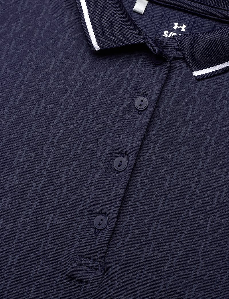 Under Armour - UA Drive Jacquard Polo - oberteile & t-shirts - midnight navy - 5