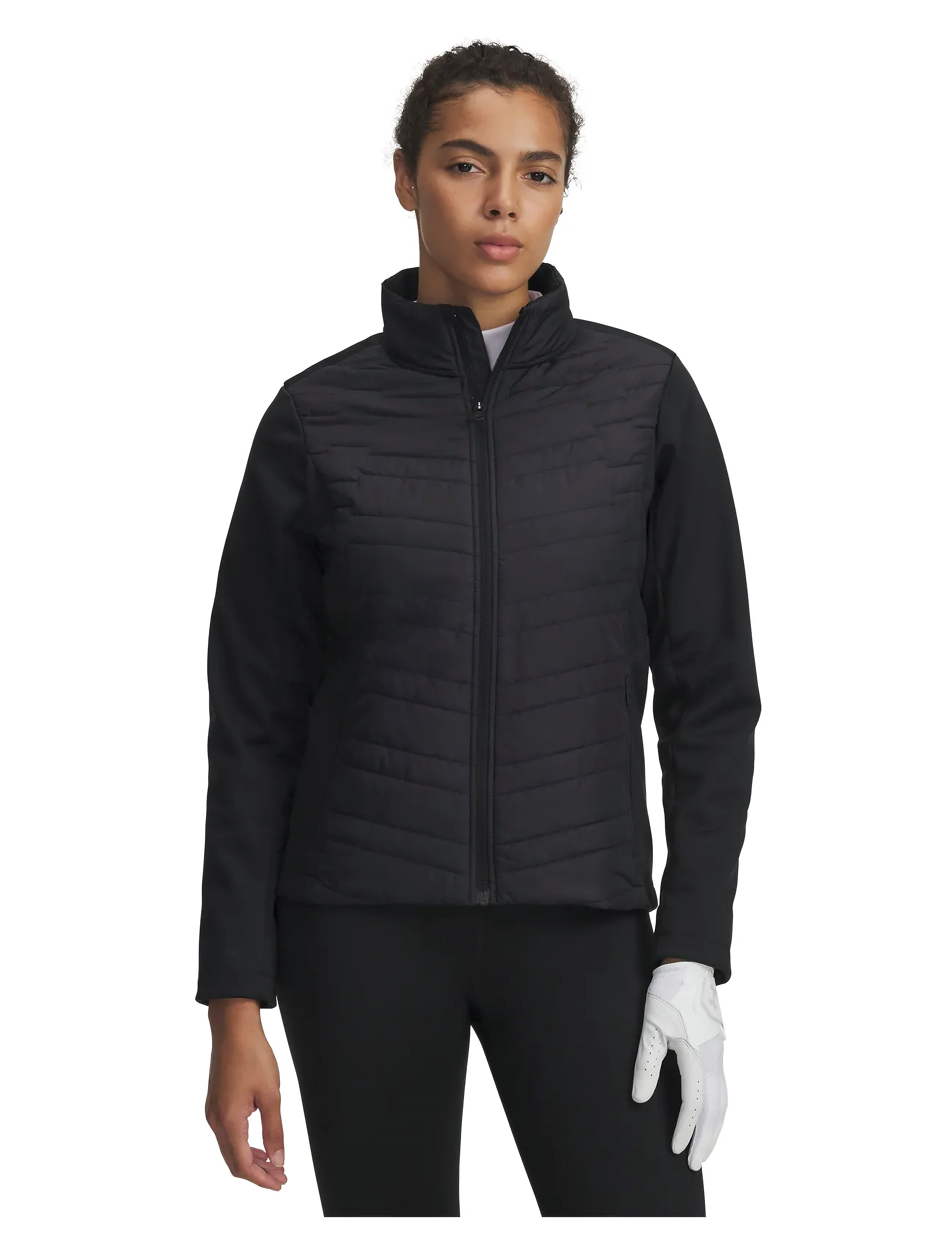 Under Armour Ua Drive Pro Insulated Fz, Kvinder, Isoleret Hybridjakke, Sort, Str: M