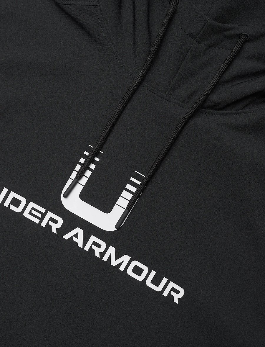 Under Armour - UA Unstoppable Wvn Hoodie - oberteile - black - 5