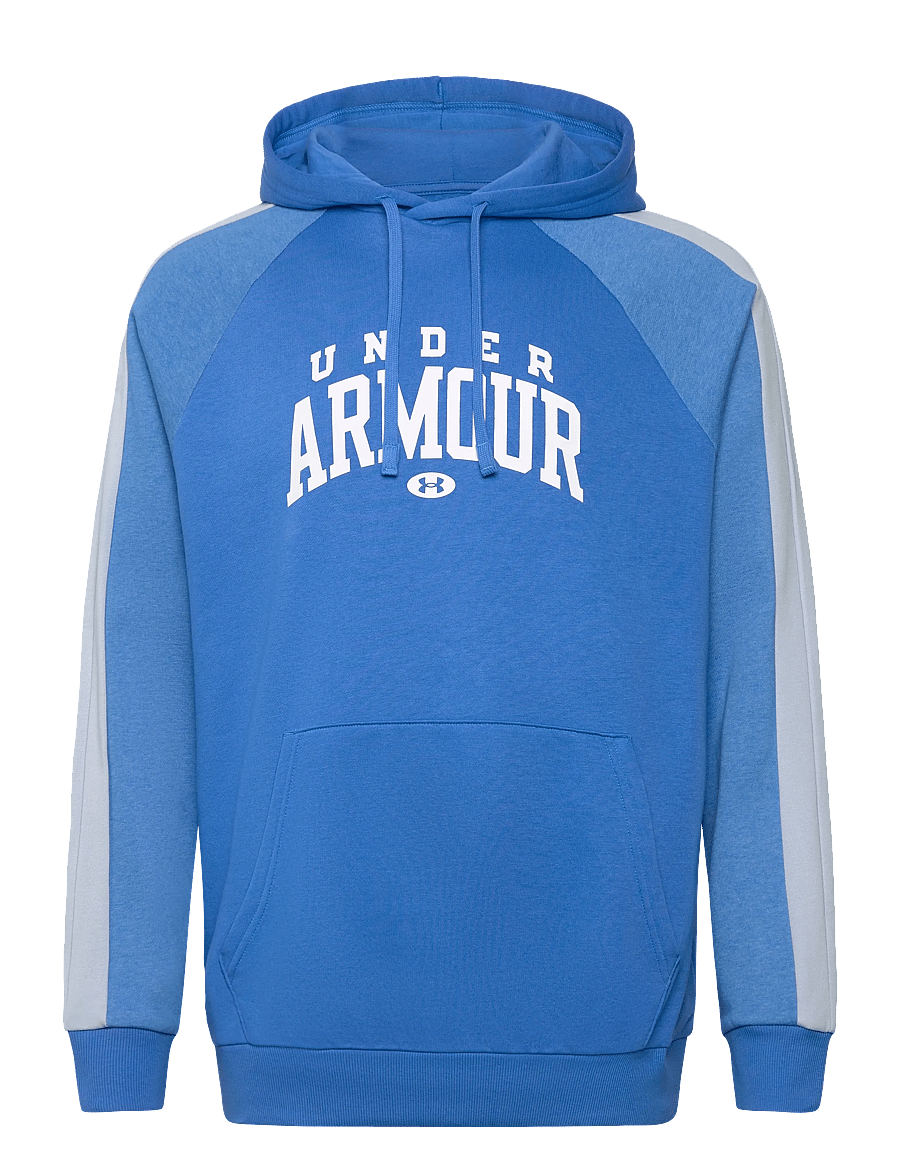 Under Armour - UA Rival Flc CB Hood - sweatshirts - blue atlantis - 1