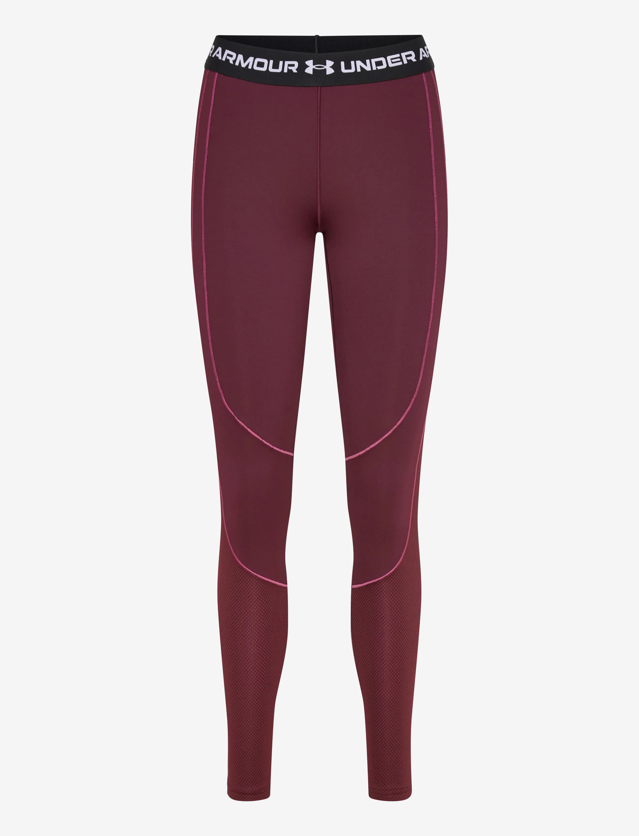 Under Armour - UA ColdGear Novelty Legging - full längd - dark maroon - 1