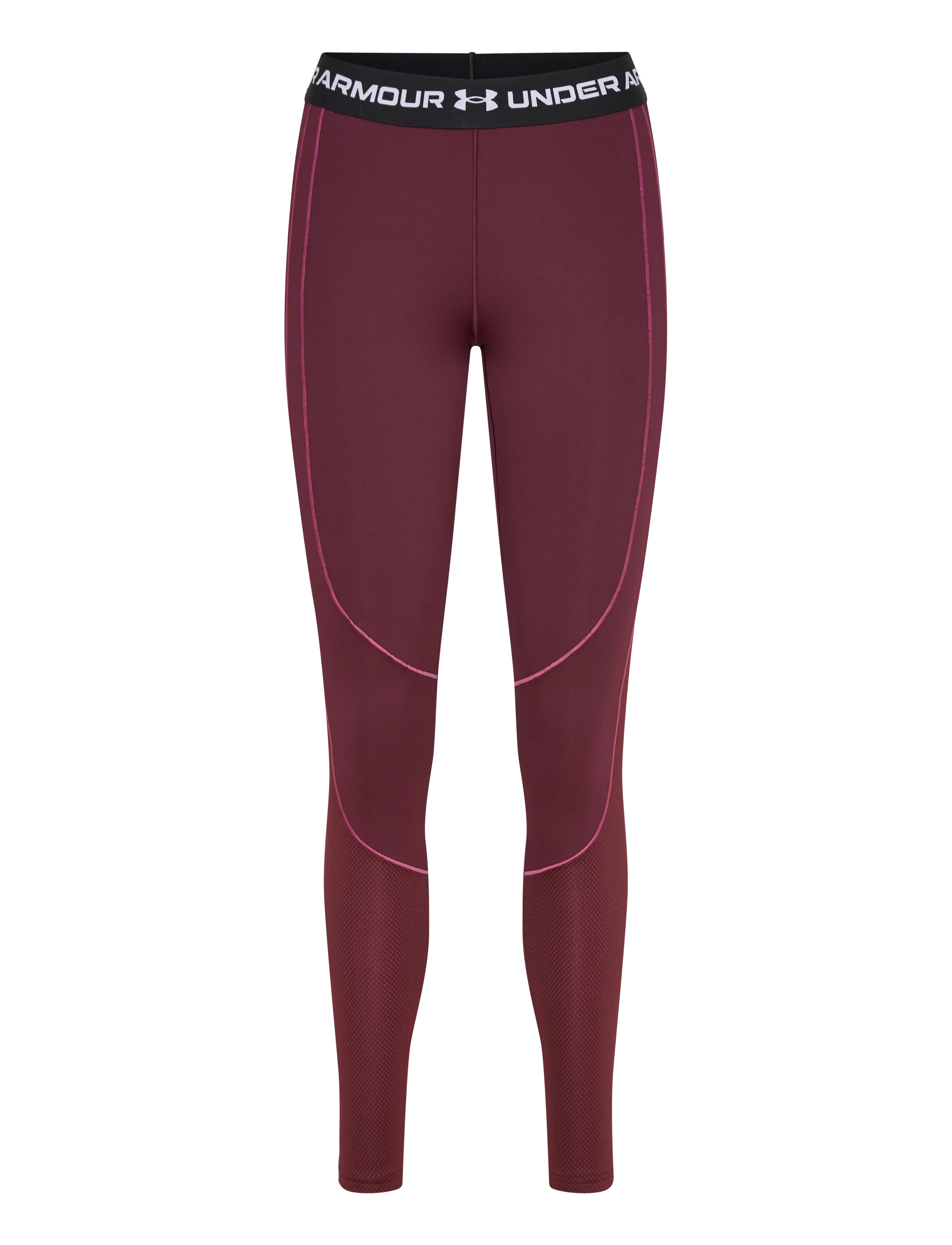 Under Armour UA ColdGear Novelty Legging - Under Armour - DARK MAROON / burgundy