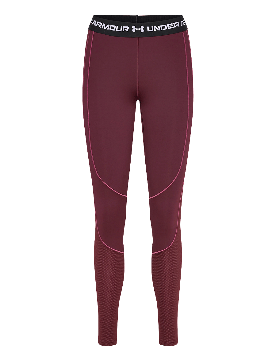 Under Armour - UA ColdGear Novelty Legging - volledige lengte - dark maroon - 1