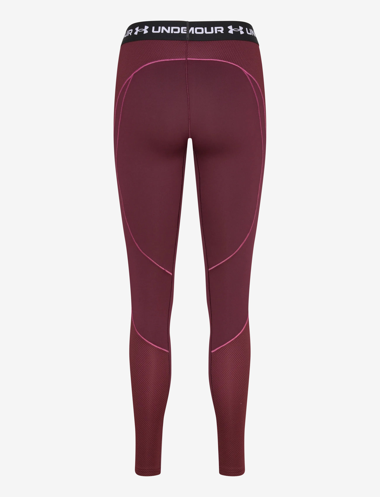 Under Armour - UA ColdGear Novelty Legging - full längd - dark maroon - 2