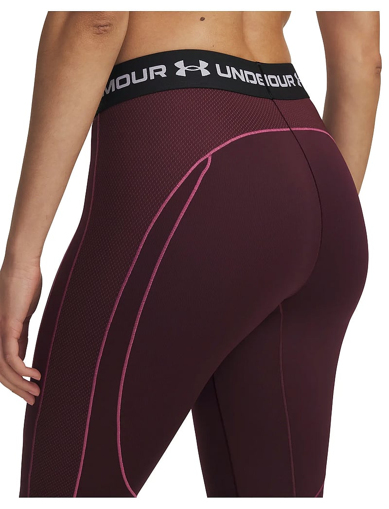 Under Armour - UA ColdGear Novelty Legging - full längd - dark maroon - 5