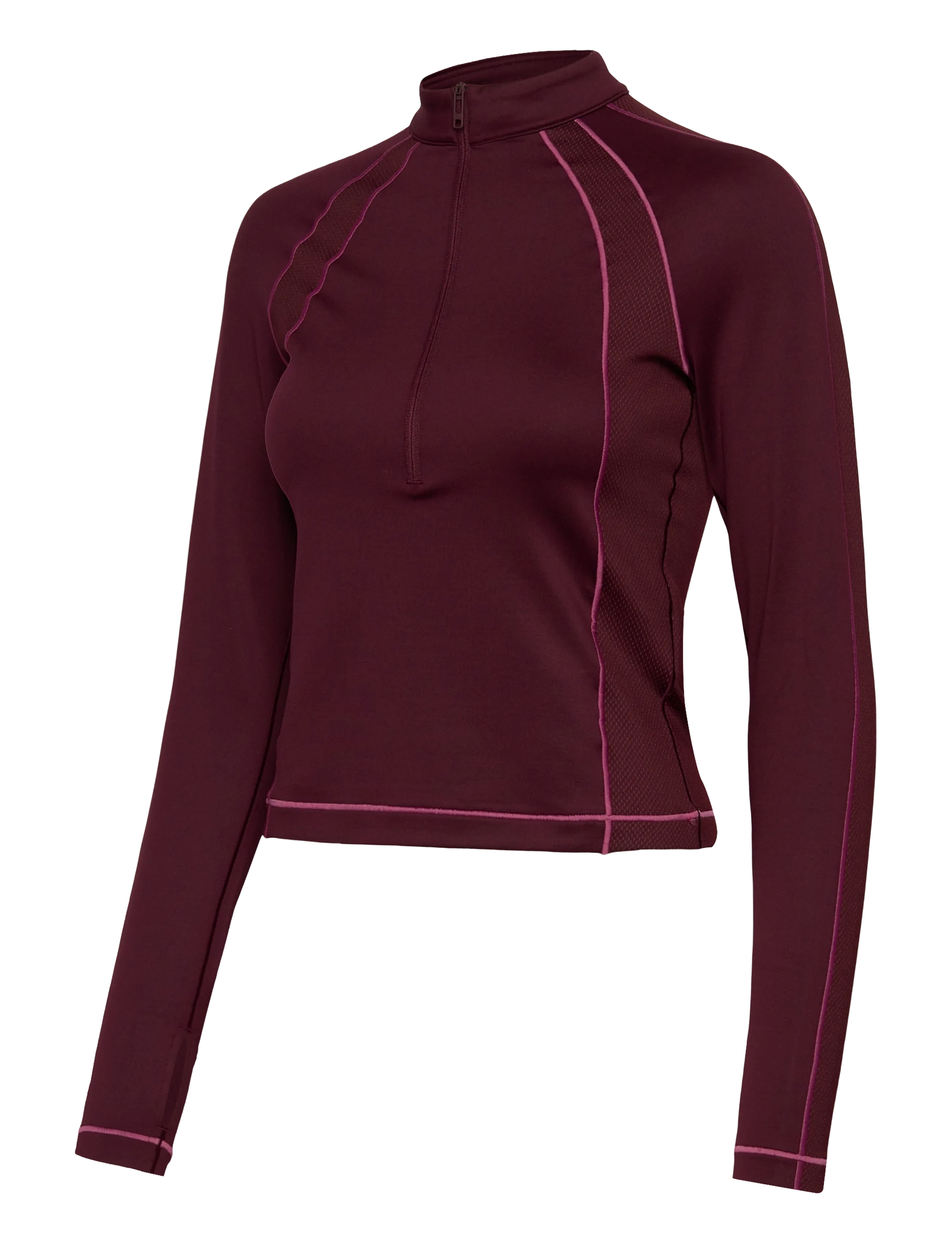 Under Armour - UA ColdGear Novelty 1/2 Zip - overdeler - dark maroon - 2