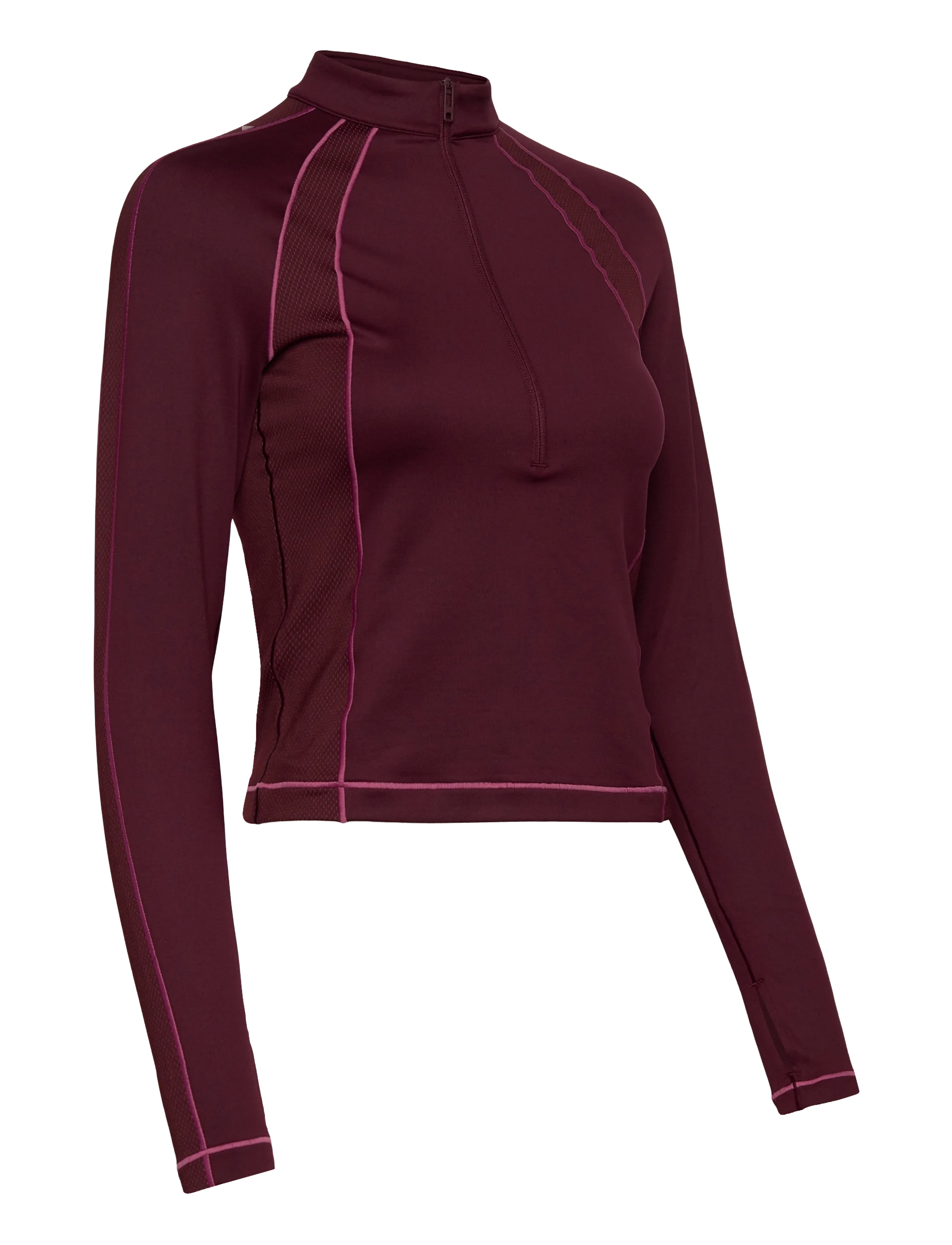 Under Armour - UA ColdGear Novelty 1/2 Zip - overdeler - dark maroon - 3