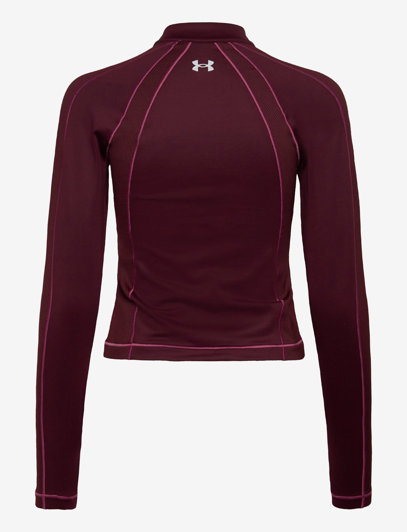 Under Armour - UA ColdGear Novelty 1/2 Zip - langærmede t-shirts - dark maroon - 4