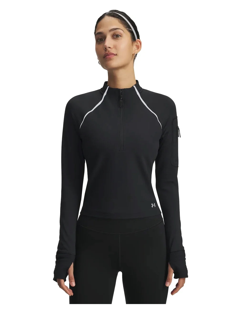 Under Armour - UA Velociti Pro CW Half Zip - topi ar garām piedurknēm - black - 0