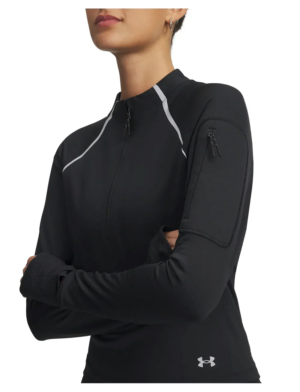 Under Armour - UA Velociti Pro CW Half Zip - topi ar garām piedurknēm - black - 5
