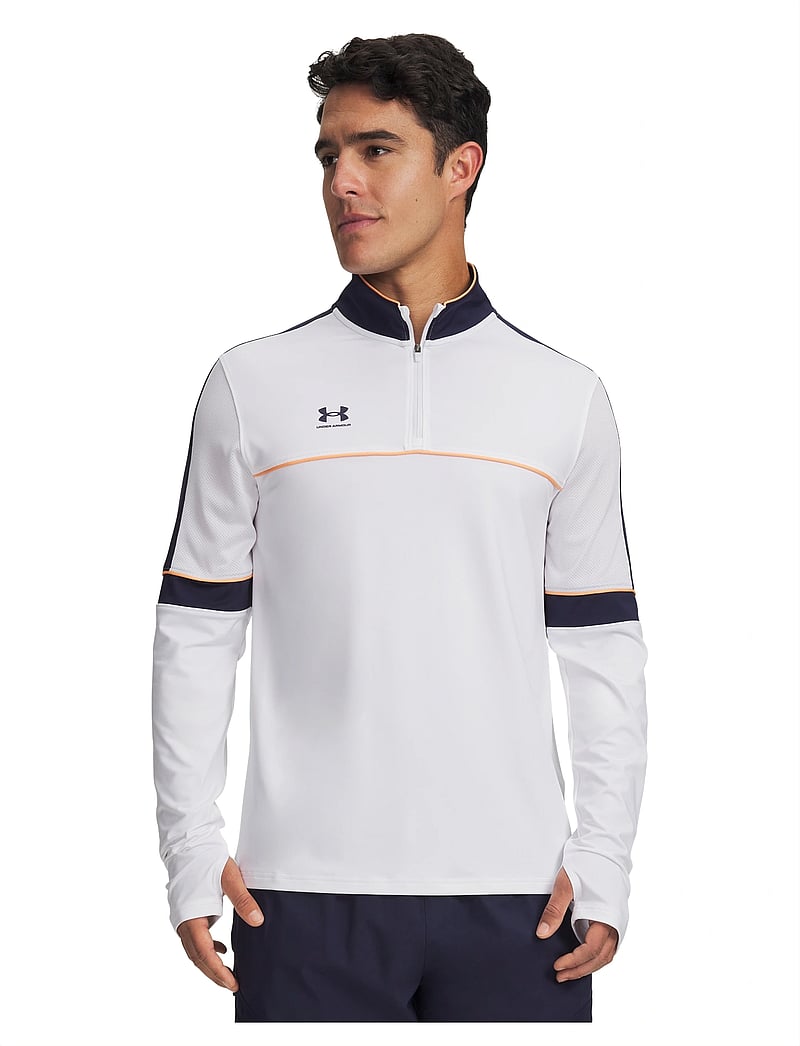 Under Armour - UA M Challenger Training QZ - polary i odzież ocieplająca - white - 0