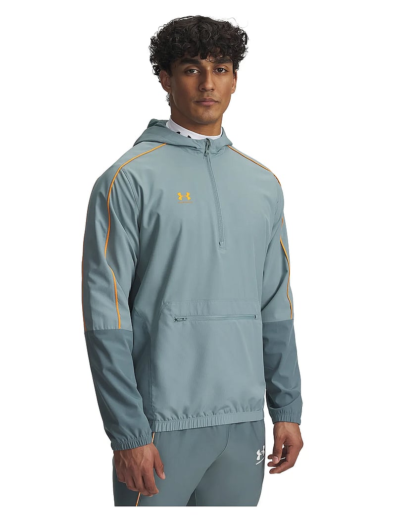 Under Armour - UA M Challenger Warmup Jkt - huvtröjor - jasper blue - 0