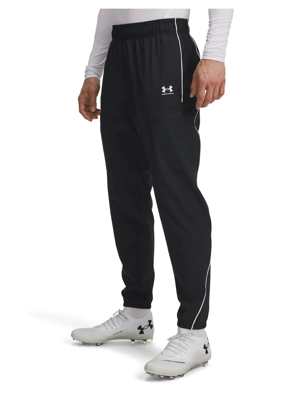 Under Armour - UA M Challenger Warm-Up Pnt - trainingshosen - black - 0