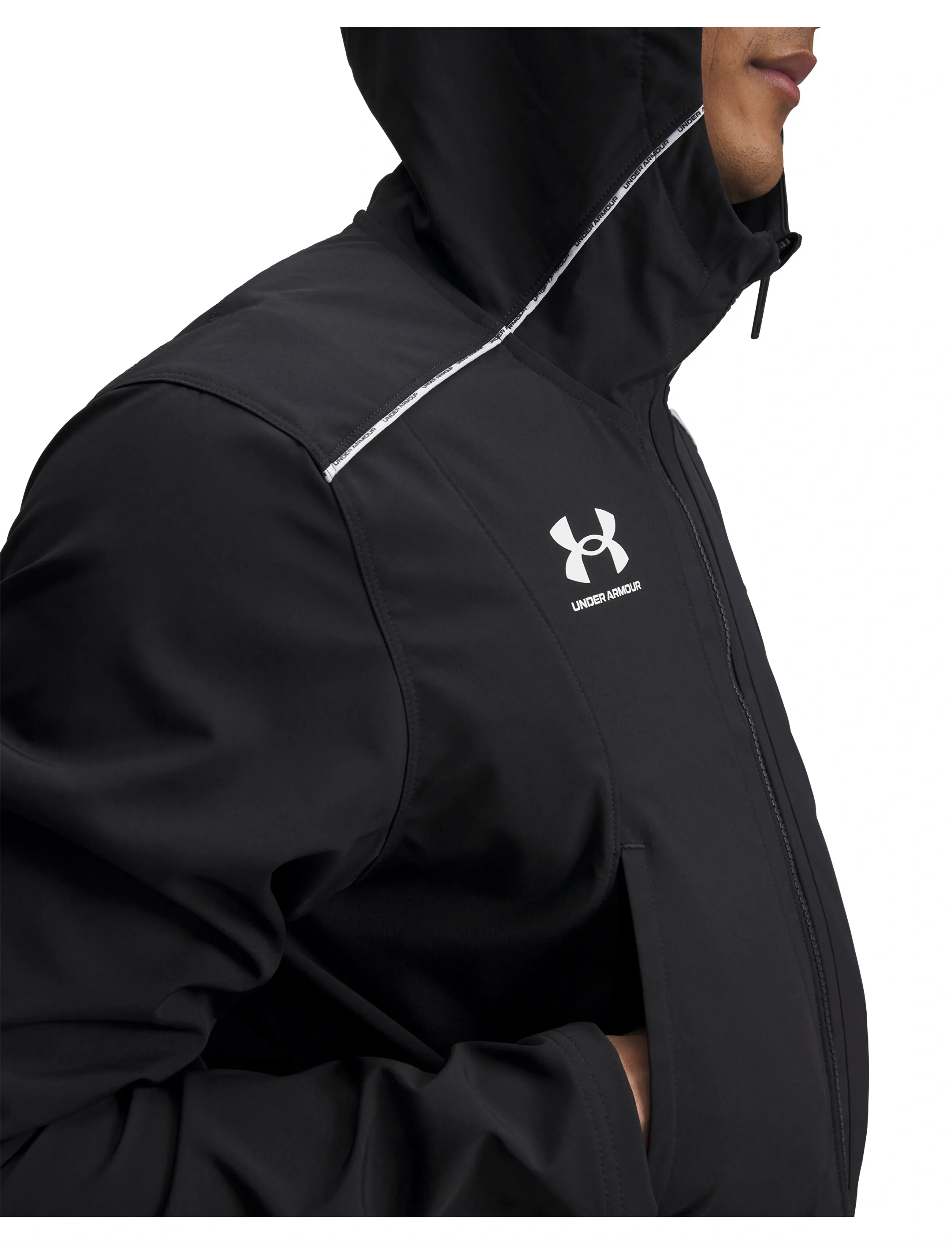 Under Armour - UA M Challenger Pro Jkt - sportjackor - black - 4