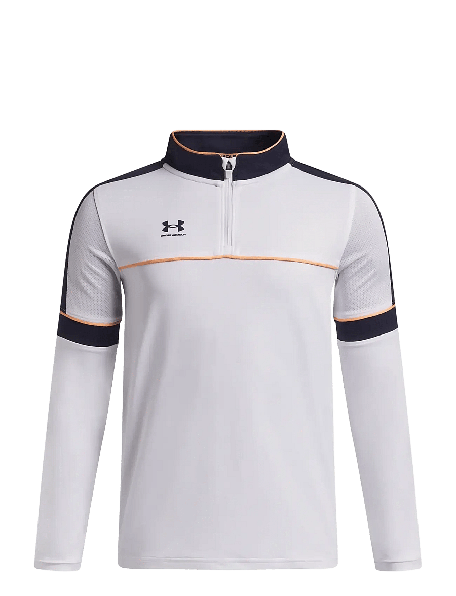 Under Armour - UA B Challenger Training QZ - langærmede t-shirts - white - 0