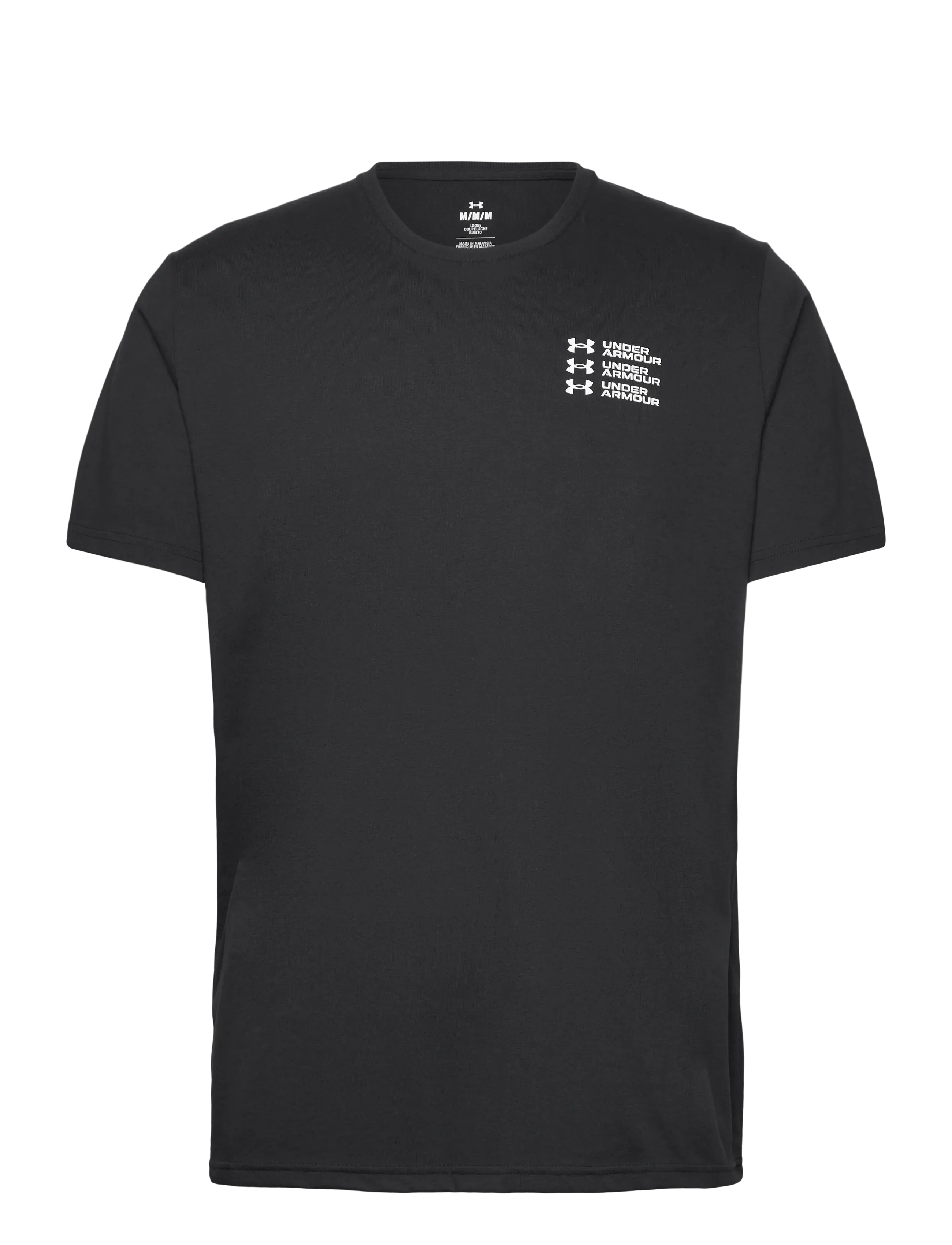 Under Armour UA TRIPLE STACK LC LOGO SS - Under Armour - BLACK / black