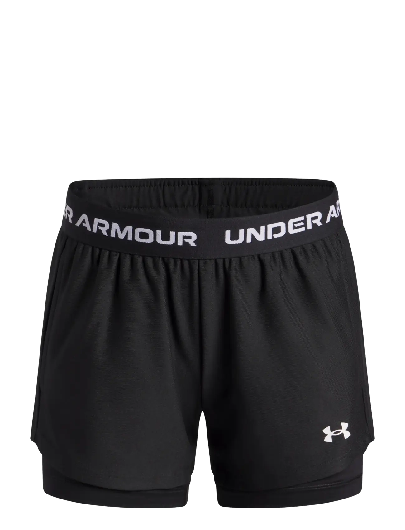Under Armour UA Tech Play Up 2n1 Short - Kampagne - BLACK / black