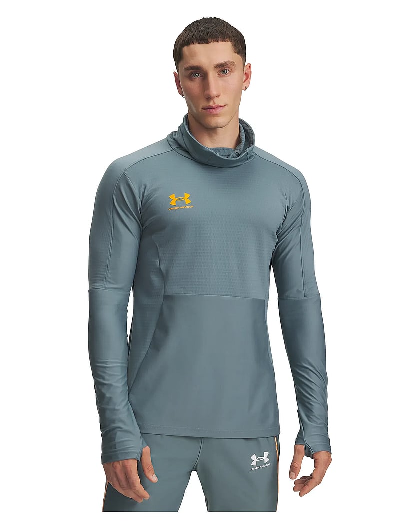 Under Armour - UA M Challenger Pro Wintr LS - långärmade tröjor - jasper blue - 0