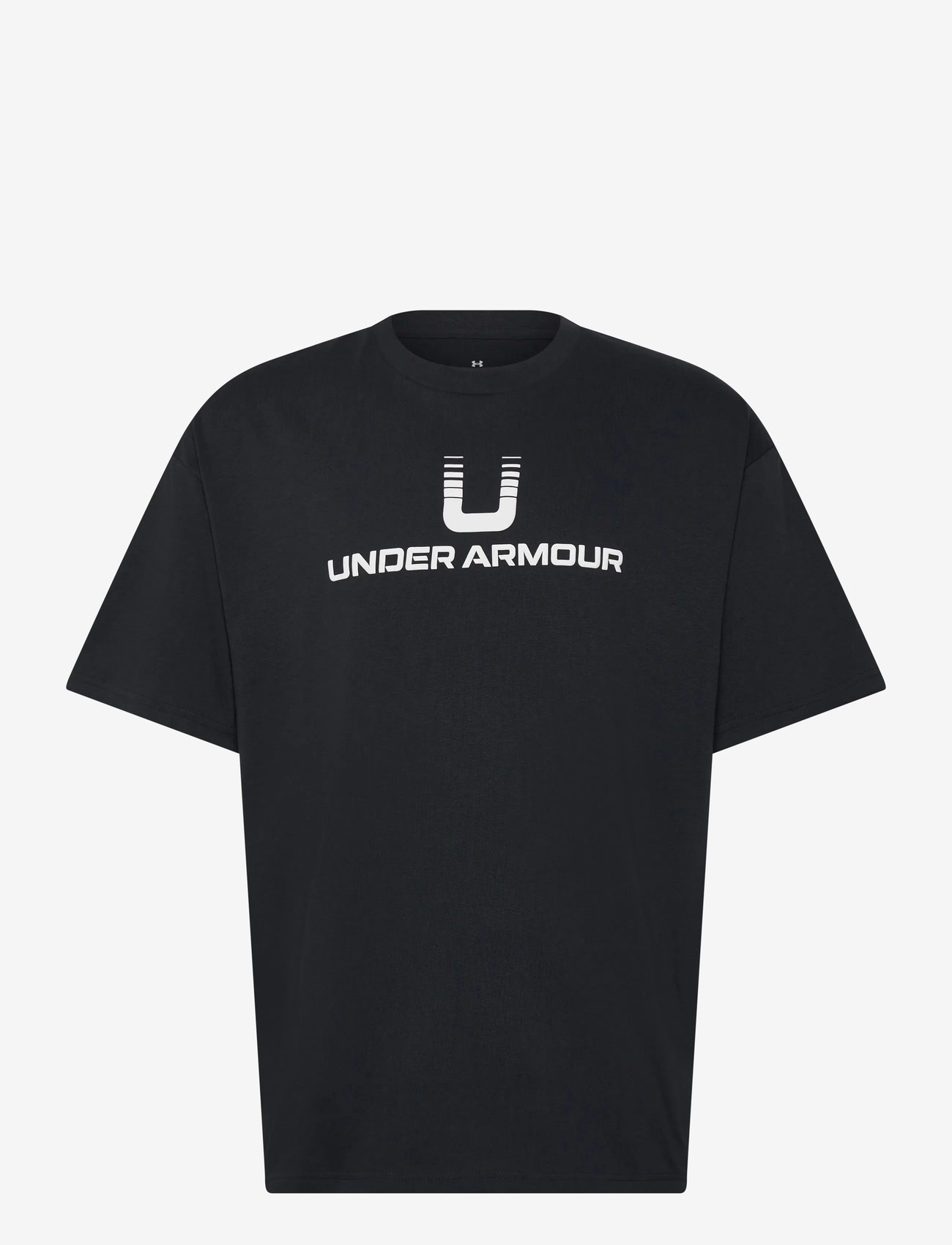 Under Armour - UA HWT U LOGO SS - t-shirts - black - 1