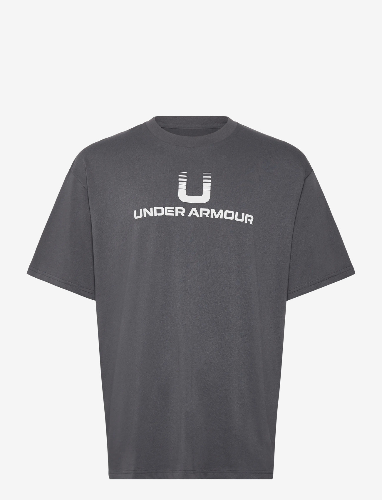 Under Armour - UA HWT U LOGO SS - t-shirts - castlerock - 1