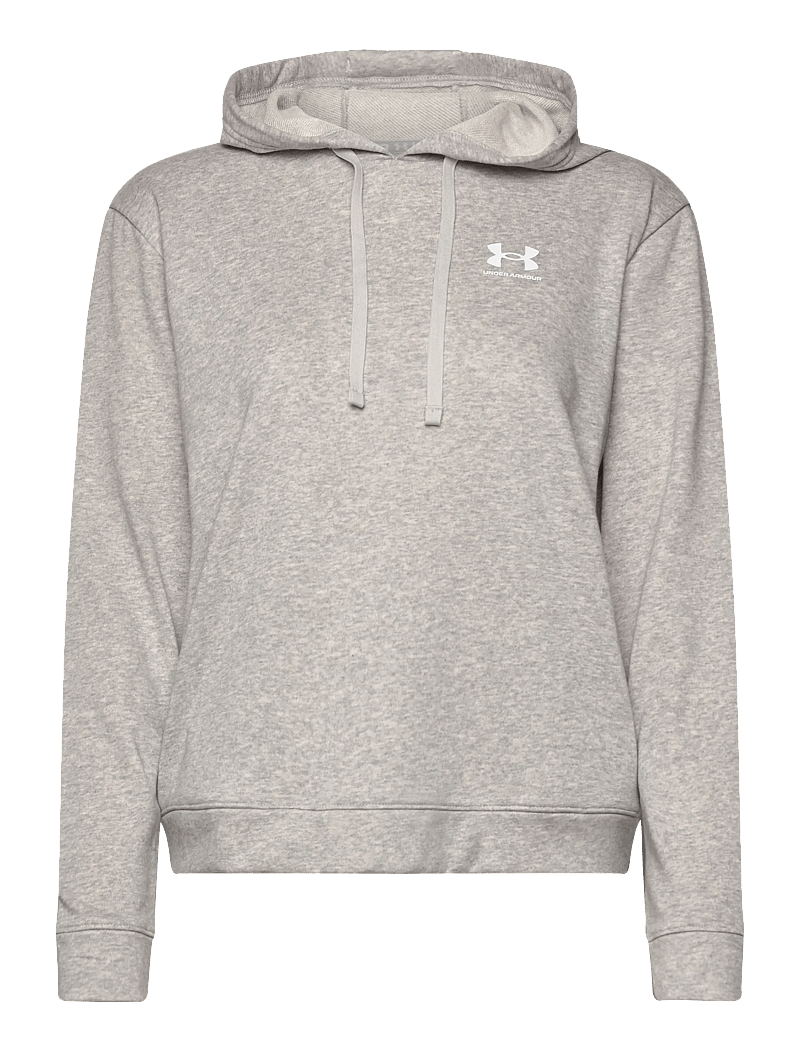 Under Armour - UA Rival Terry Hoodie - overdele - mod gray light heather - 1