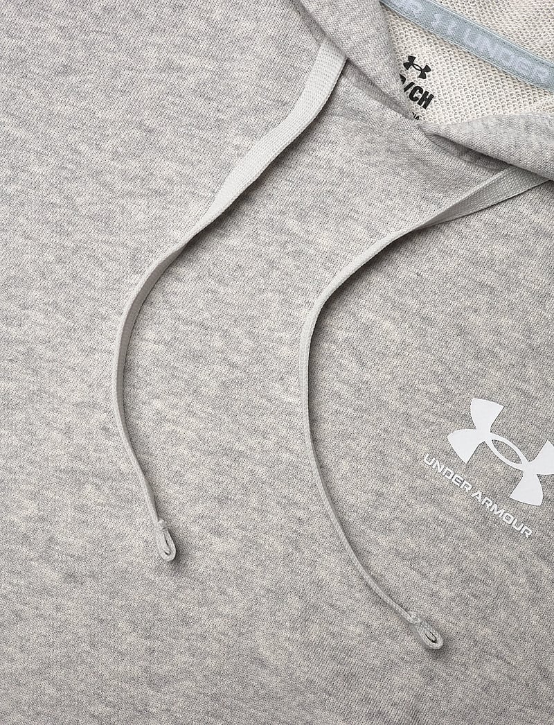 Under Armour - UA Rival Terry Hoodie - overdele - mod gray light heather - 4