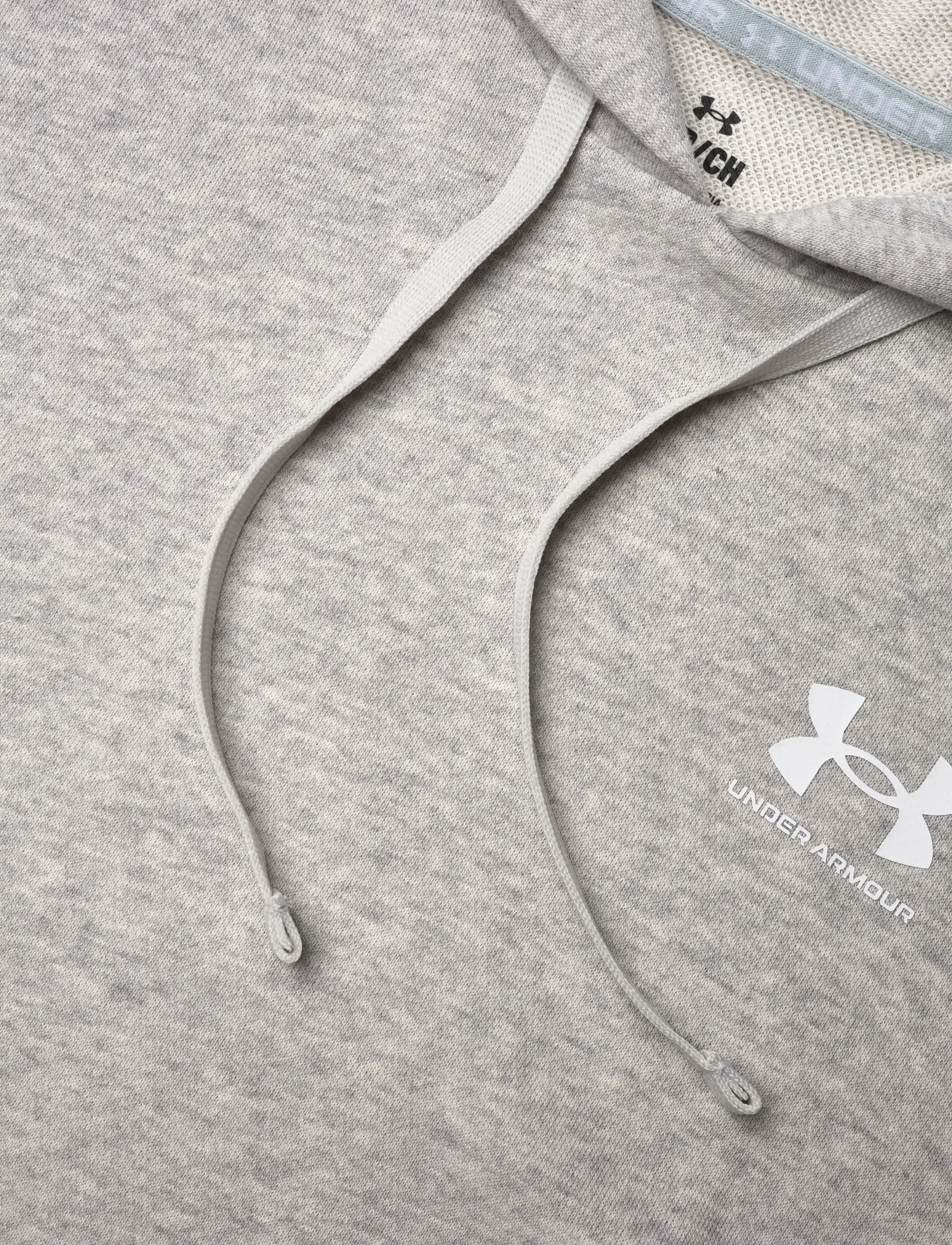 Under Armour - UA Rival Terry Hoodie - huvtröjor - mod gray light heather - 4