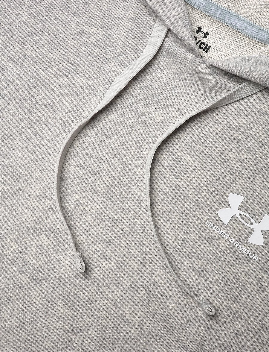Under Armour - UA Rival Terry Hoodie - sweatshirts - mod gray light heather - 4