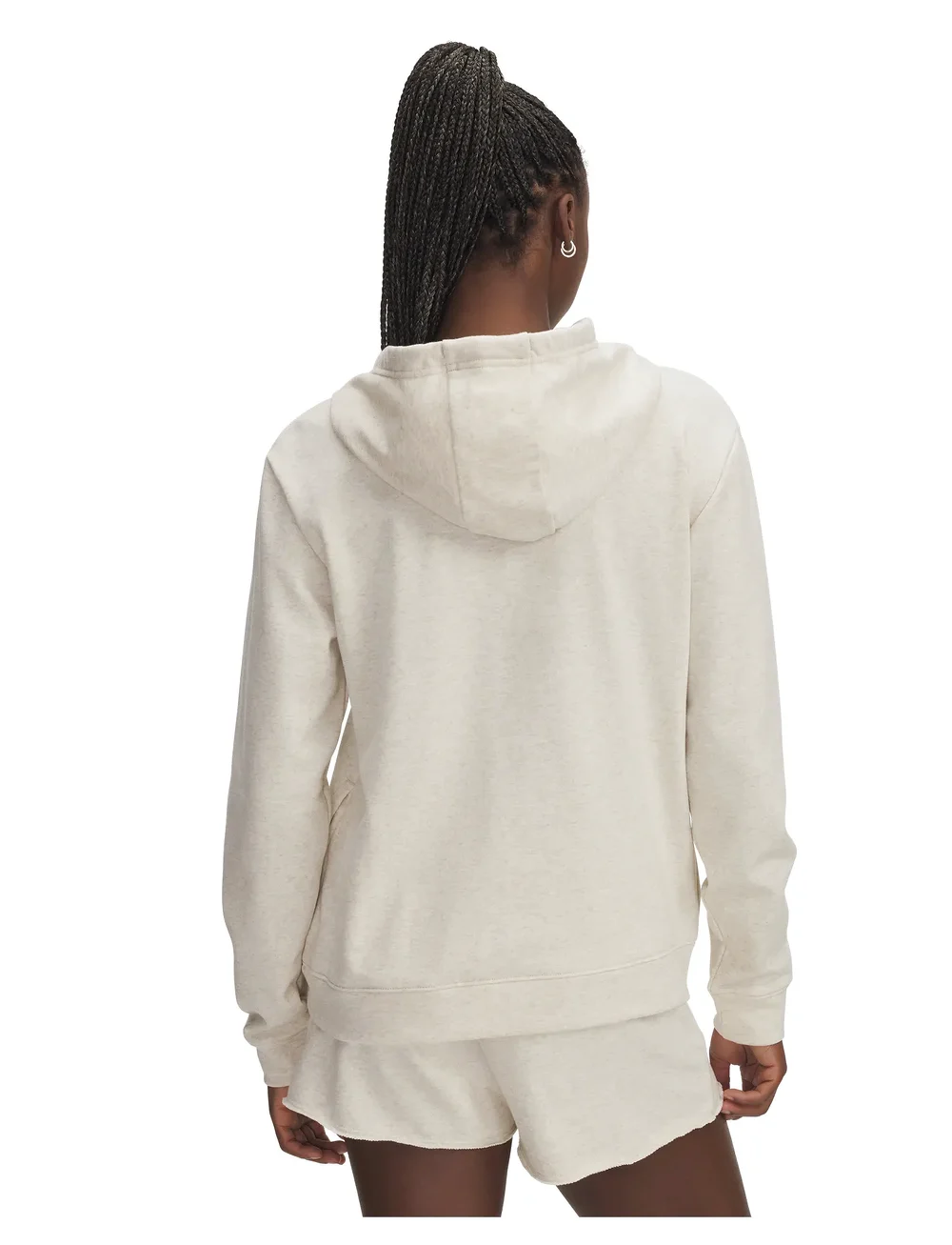 Under Armour - UA Rival Terry Hoodie - huvtröjor - oatmeal light heather - 3