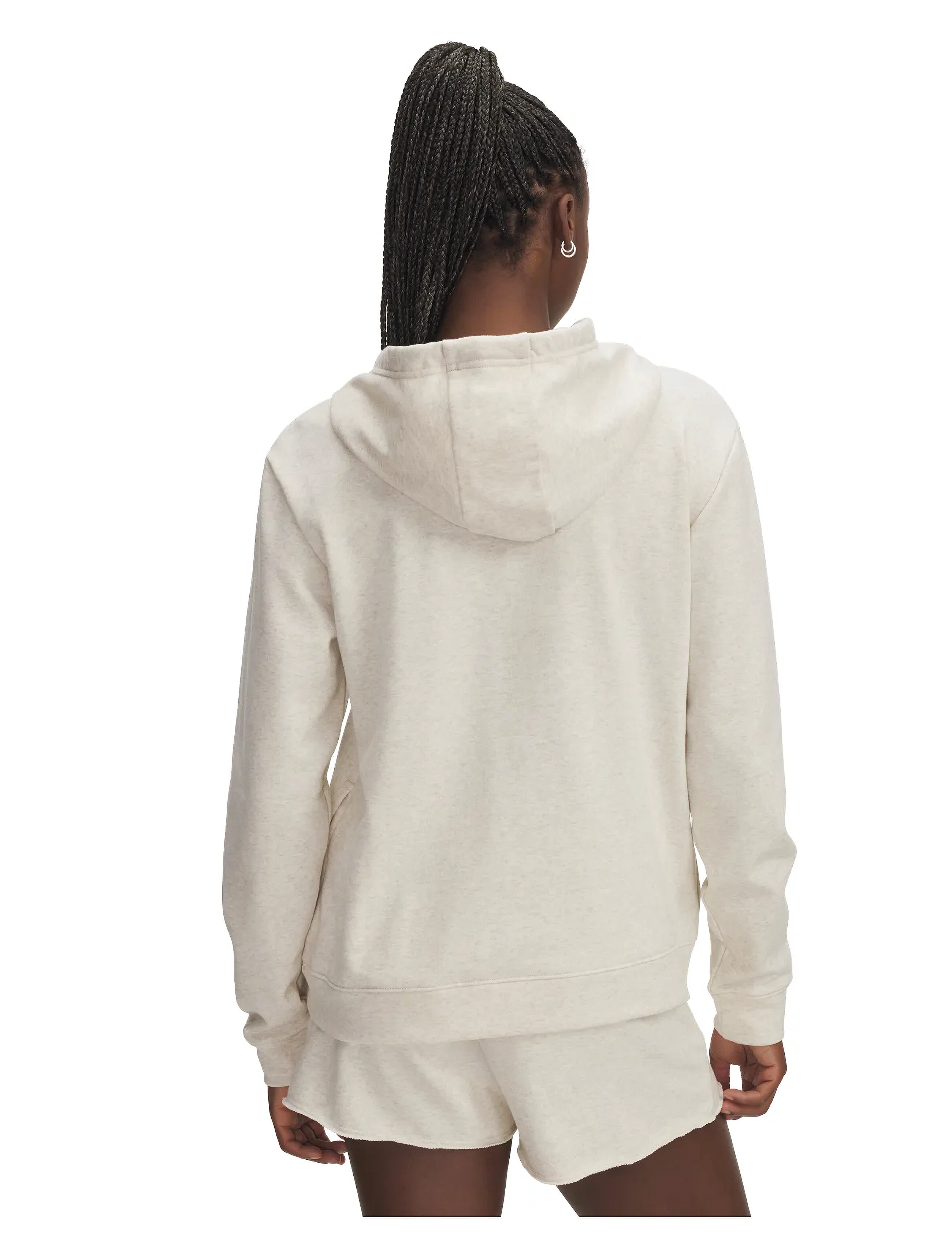 Under Armour - UA Rival Terry Hoodie - peysur - oatmeal light heather - 3