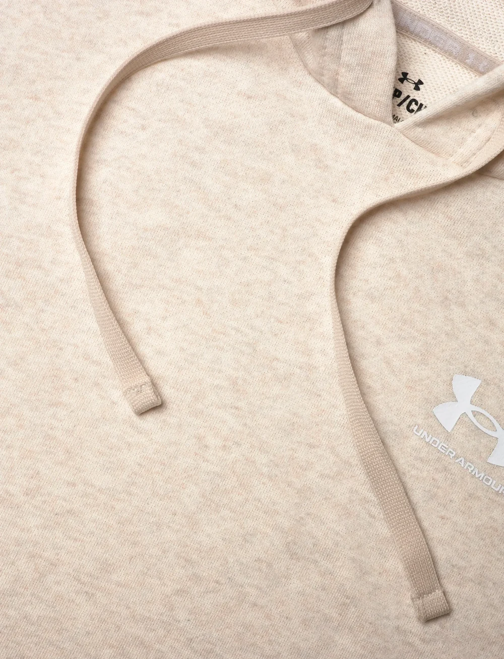 Under Armour - UA Rival Terry Hoodie - huvtröjor - oatmeal light heather - 4