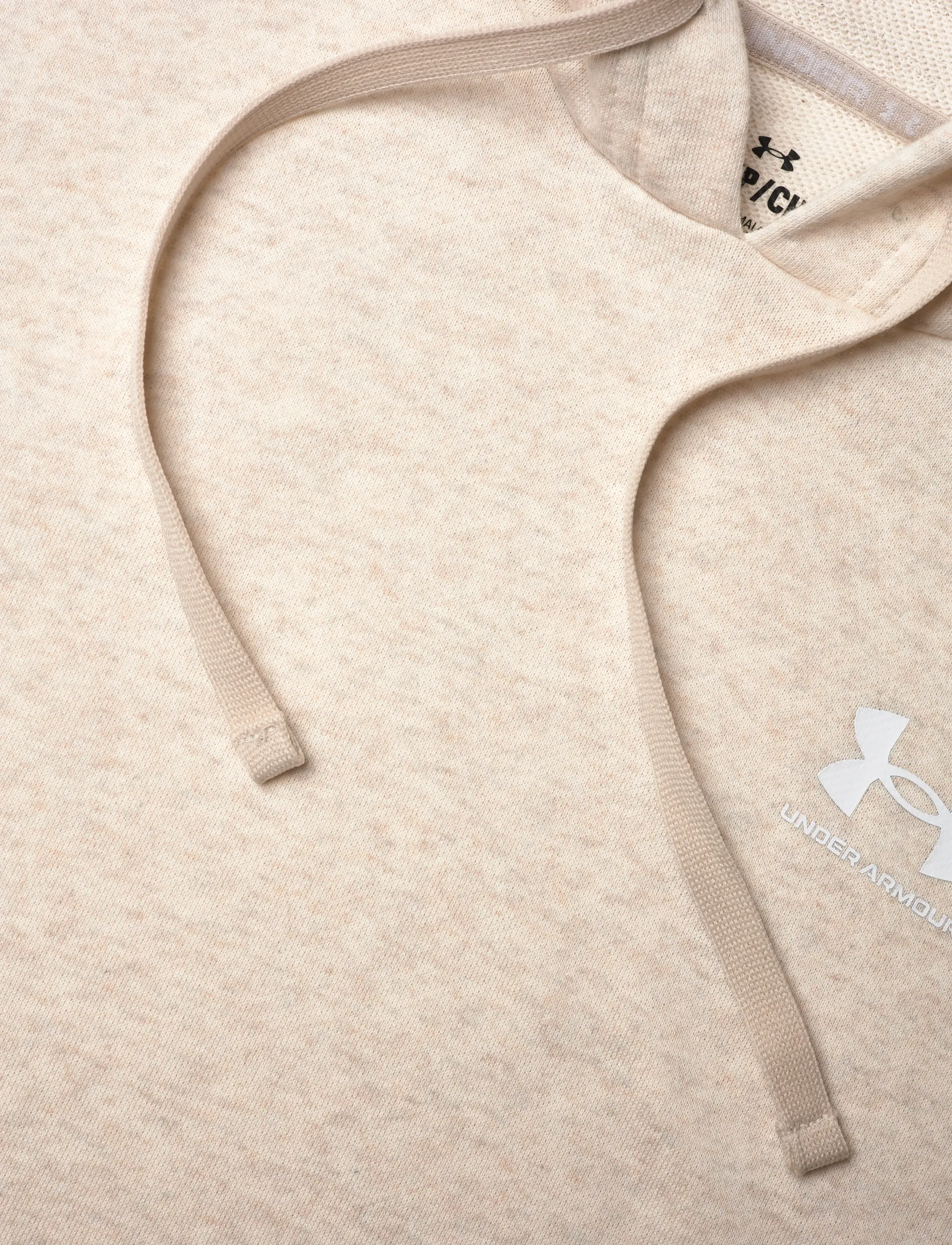 Under Armour - UA Rival Terry Hoodie - peysur - oatmeal light heather - 4