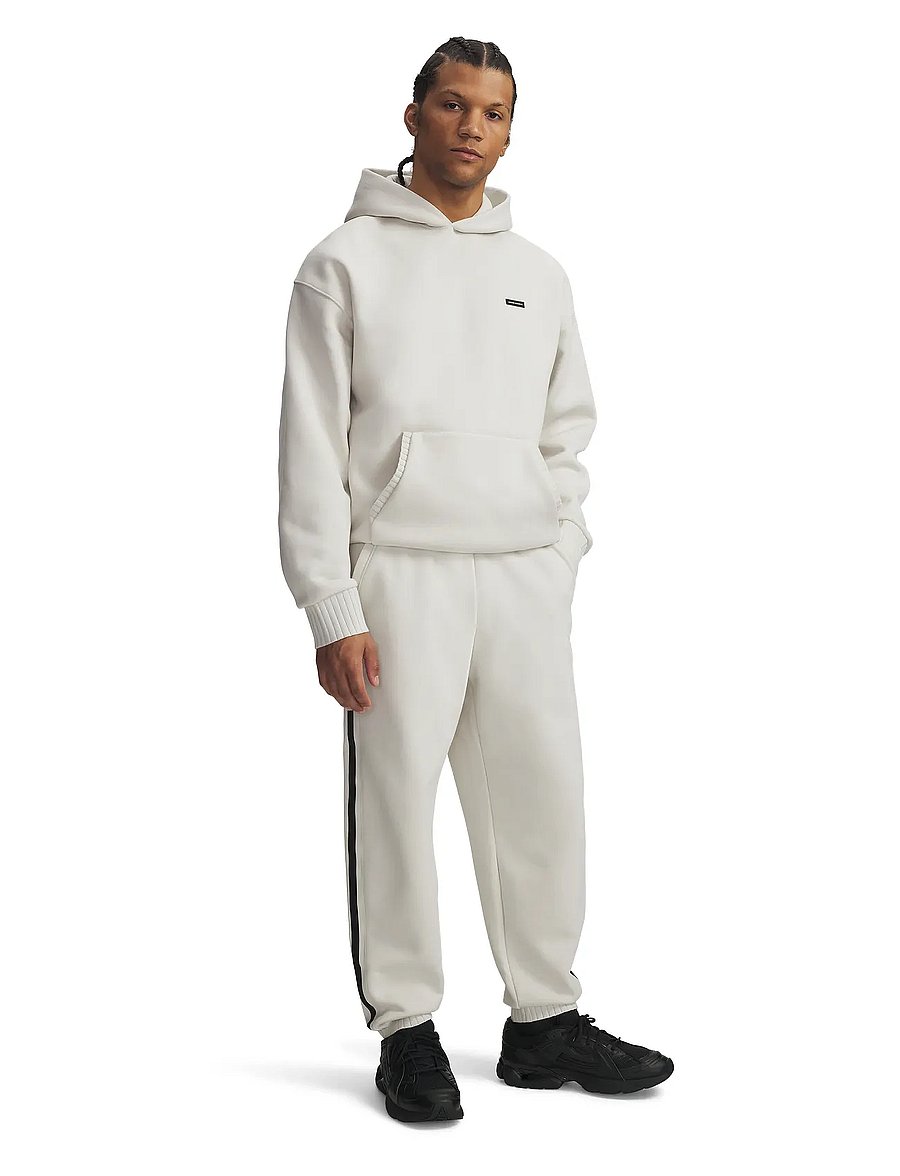Under Armour - UA Icon Heavy Rib Jogger - hosen - summit white - 4