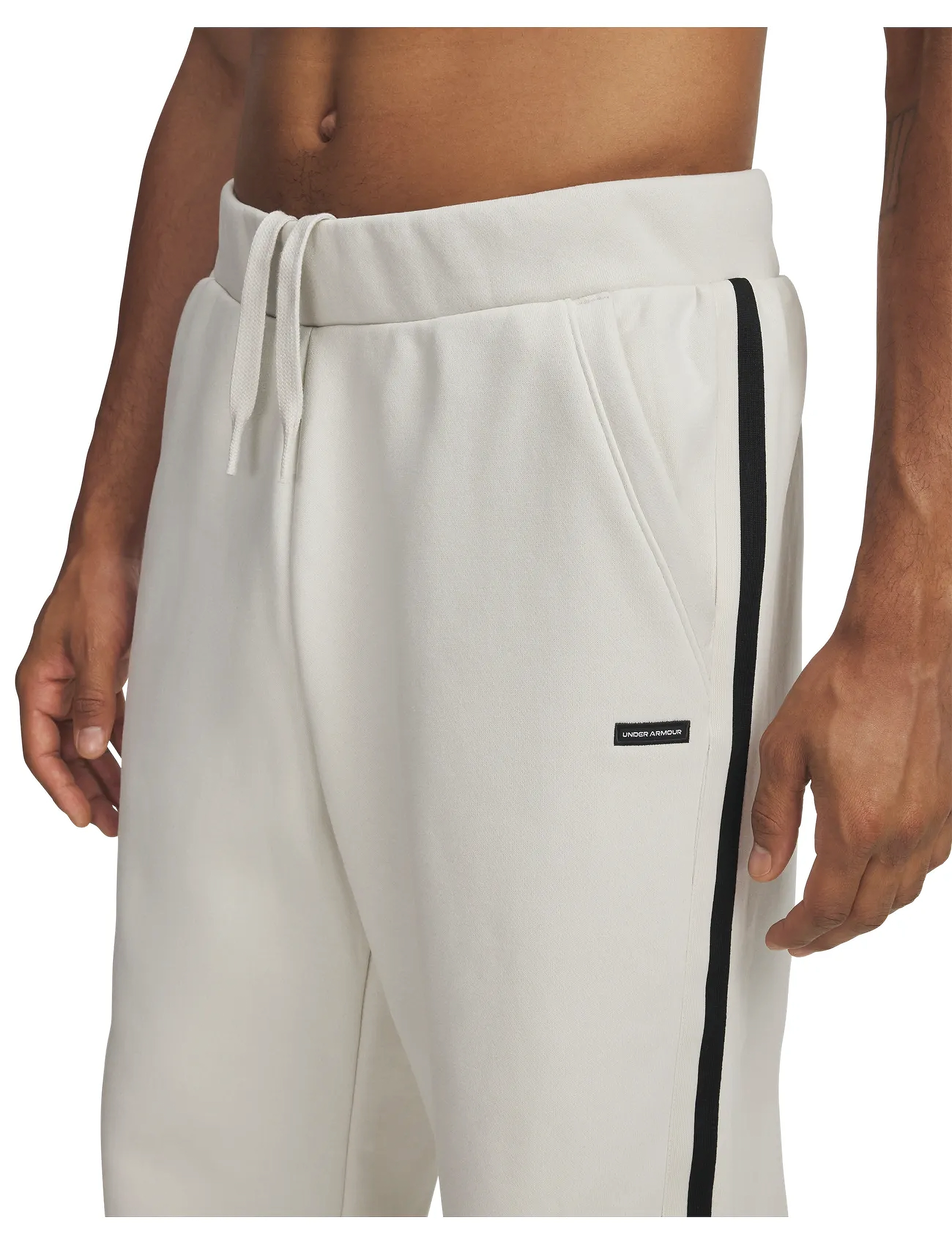 Under Armour - UA Icon Heavy Rib Jogger - sweatpants - summit white - 5