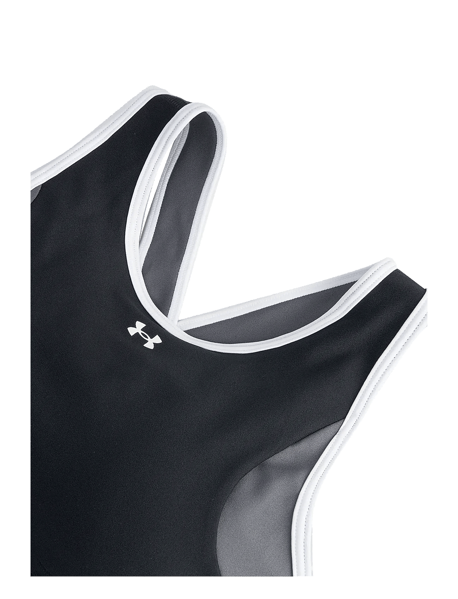 Under Armour - UA Crossback Mid Open Back - sport-bhs - black - 4