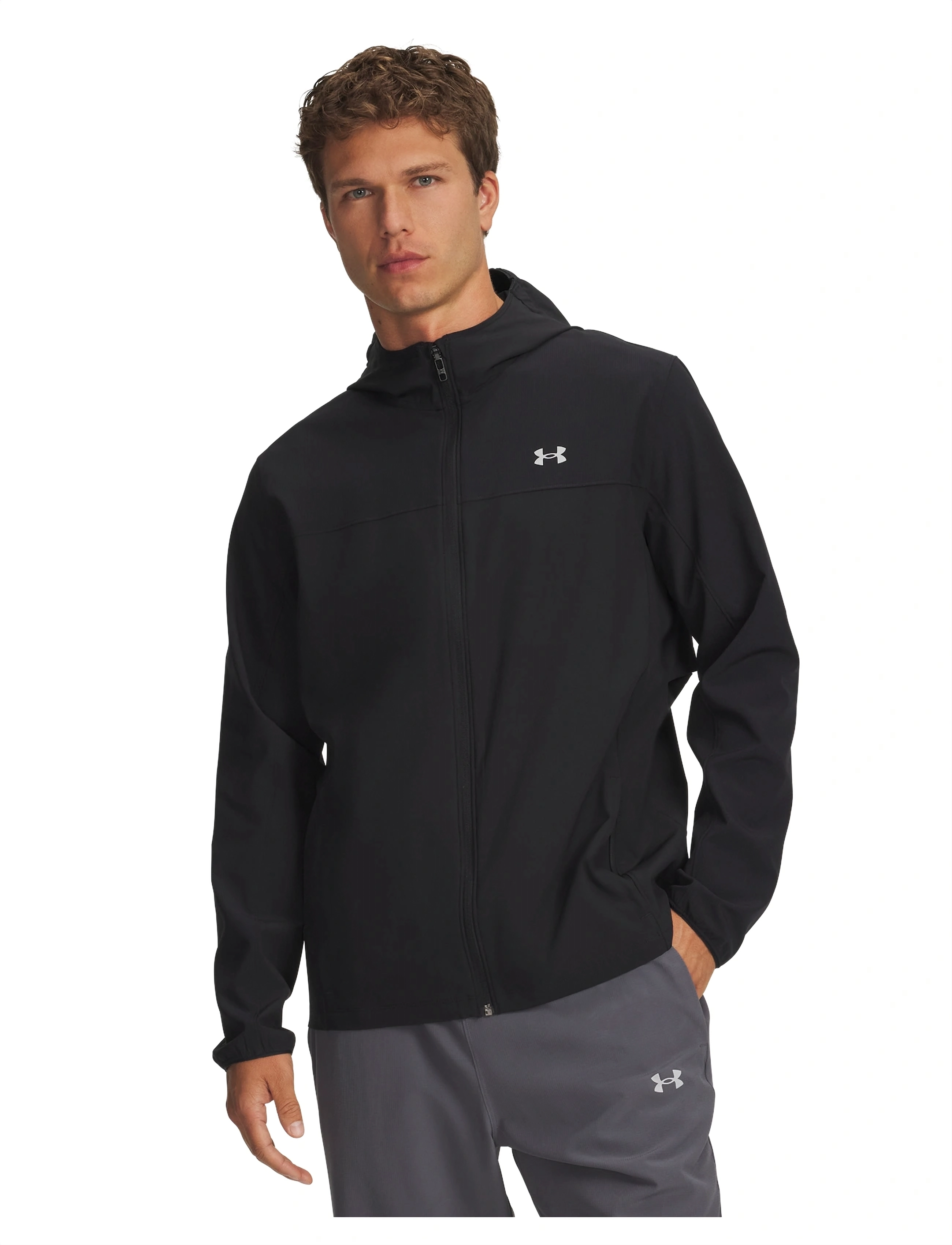 Under Armour Ua Velociti Pro Storm Jacket, M, Black, Sport Jackets > Sport Training Jackets, Herre