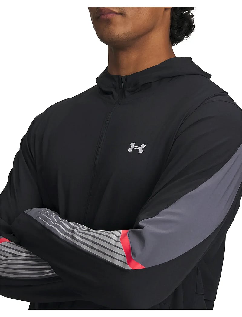 Under Armour - UA Velociti Storm Hooded Jkt - spordijakid - black - 5