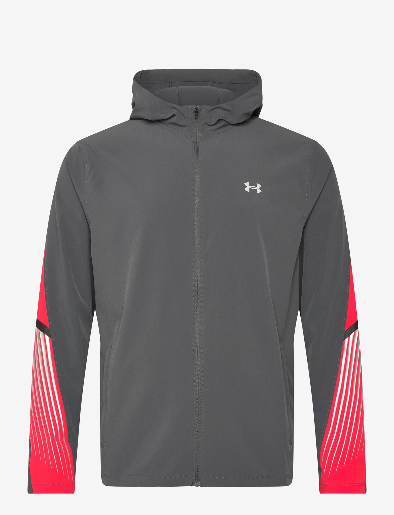 Under Armour - UA Velociti Storm Hooded Jkt - Íþróttajakkar - castlerock - 1